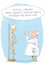 Cartoon: Idiot (small) by droigks tagged arzt,prestige,wunschberuf,droigks,rückblick,skelett,zwiegespräch,aufklärung,medizin