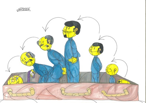 Cartoon: Serbia 2015 changes (medium) by omar seddek mostafa tagged serbia,2015,changes