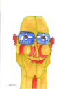 Cartoon: The glasses (small) by omar seddek mostafa tagged the,glasses