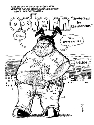 Cartoon: ostern (medium) by cosmo9 tagged ostern,easter,feiertag