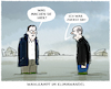 Cartoon: Zur Stelle... (small) by markus-grolik tagged wahlkampf,laschet,scholz,spd,cdu,csu,regierungspartei,klimawandel,klimapolitik,wirtschaft,ueberschwemmungen,wetterextreme,politik,katastrophenfall,betroffenheit