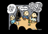 Cartoon: Fortbildung (small) by Marcus Trepesch tagged death,learning,advanced,training,trainee,pub,funnies,cartoon,drinks