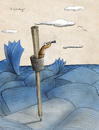 Cartoon: life in the sea (small) by aytrshnby tagged my books