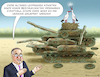 Cartoon: BLITZLIFERANT PISTORIUS (small) by marian kamensky tagged verteidigungsministerium,boris,pistorius,leopard