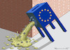 Cartoon: EU QUALEN (small) by marian kamensky tagged brexit,theresa,may,england,eu,schottland,weicher,wahlen,boris,johnson,nigel,farage,referendum,julian,assange
