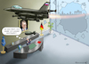 Cartoon: KEIN ROSINENBOMBER (small) by marian kamensky tagged verteidigungsministerium,boris,pistorius,kampfjets,leopard