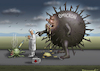 Cartoon: NEUES CORONA (small) by marian kamensky tagged curevac,testzentren,corona,impfung,pandemie,booster,impfpflicht