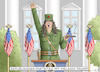 Cartoon: PARTEITAG MIT MELANIA TRUMP (small) by marian kamensky tagged us,wahlen,joe,biden,trump,corona,goodyear