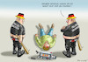 Cartoon: POLIZEI SACHSEN (small) by marian kamensky tagged pegida,polizei,sachsen,dresden,rechtsradikalismus,lka