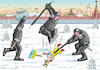 Cartoon: PUTINS NAZISCHWEINE (small) by marian kamensky tagged putins,bescherung,ukraine,provokation,swift,nato,osterweiterung
