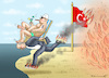 Cartoon: TOURISMUS-RETTER ERDOGAN (small) by marian kamensky tagged tourismusretter,erdogan,waldbrände,türkei