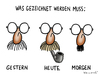 Cartoon: Was gezeichnet werden muss (small) by marian kamensky tagged günter grass iranfreund tote juden deutschen nobel preis