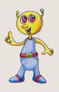 Cartoon: Zeek (small) by kidcardona tagged animation,character,cartoon,space,comedy,tv,cable,aliens