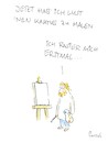 Cartoon: 30-Tage-Bart (small) by fussel tagged bart,künstler,kaktus,rasieren