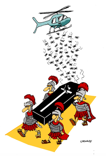 Cartoon: the Godfather (medium) by Carma tagged mafia,italypolitic