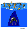 Cartoon: shark (small) by Carma tagged eu,immigration,immigrants