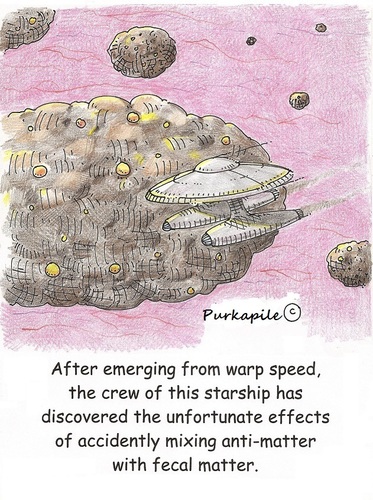 Cartoon: outerspace to innerspace (medium) by armadillo tagged outerspace,innerspace,ww2,food