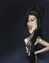 Cartoon: Amy Winehouse (small) by doodleart tagged amy winehouse