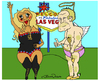 Cartoon: Lost Vegas (small) by JohnnyCartoons tagged vegas,showgirl,cupid,sex