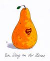 Cartoon: birnig (small) by Andreas Prüstel tagged birne,superman,cartoon,karikatur,andreas,pruestel