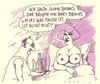 Cartoon: brechtig (small) by Andreas Prüstel tagged schönheitsoperationen,echt,unecht,brustimplantate,silicon