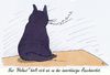 Cartoon: helmut (small) by Andreas Prüstel tagged raucher,rauchverbot,kater,helmut,schmidt,cartoon,karikatur,andreas,pruestel