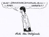 Cartoon: jogi löw (small) by Andreas Prüstel tagged fußballeuropameisterschaft,bundestriner,halfinale,niederlage,taktik,aufstellung