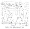 Cartoon: redensarten (small) by Andreas Prüstel tagged redensarten,küche,koch,einbrecher,cartoon,karikatur,andreas,pruestel