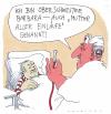 Cartoon: schwester barbara (small) by Andreas Prüstel tagged krankenhaus patient klistier