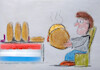Cartoon: buchmesse leipzig (small) by ab tagged buch,lesen,käse