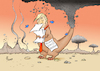 Cartoon: DonalDino Trump (small) by Paolo Calleri tagged usa,praesident,donald,trump,amtsvorgaenger,barack,obama,klima,klimaschutz,verordnungen,regeln,rueckgaengig,global,auswirkungen,exekutivanordnungen,karikatur,cartoon,paolo,calleri