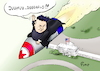 Cartoon: Raketenmann (small) by Paolo Calleri tagged usa,nordkorea,raketen,waffen,test,raketentest,kim,jong,un,interkontinentalrakete,interkontinental,provokation,praesident,donald,trump,reichweite,karikatur,cartoon,paolo,calleri