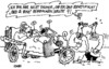 Cartoon: Bed and Bike (small) by RABE tagged bed,bike,motorrad,biker,zertifikat,jury,leute,rabe,ralf,böhme,cartoon,karikatur,presezeichnung,hotel,übernachtung,urlaub,ferien,freizeit