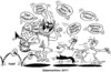 Cartoon: Nachösterliches (small) by RABE tagged ostern,osterhase,osterfest,osterei,e10,benzin,kraftstoff,benzinpreis,super,plus,ökokraftstoff,benzinpreiserhöhung,bahnstreik,gdl,deutsche,bahn,lokführerstreik,streik,pollenflug,feinstaub,feinstaubbelastung,zugverspätung,staub,regionalbahnstreik,euro,krise