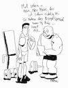 Cartoon: Bizeps-Spezial (small) by REIBEL tagged fitness,muskeln,studio,bizeps,training,hantel,trainer