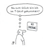 Cartoon: Glück gehabt (small) by Lo Graf von Blickensdorf tagged englisch,smoking,rauchen,mann,wortspiel,schild,karikatur,lo,cartoon,glück,kleidung,shirt