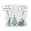 Cartoon: Weihnachten mit Wein (small) by Lo Graf von Blickensdorf tagged wein,weihnachten