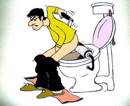 Cartoon: Toilet (medium) by Barcarole tagged toilet