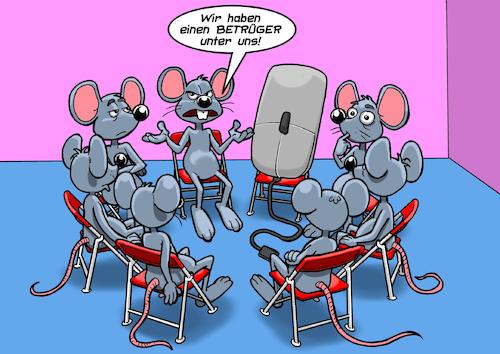 Cartoon: Mäuse (medium) by Chris Berger tagged maus,mouse,computer,nagetiere,nager,versammlung,treffen,maus,mouse,computer,nagetiere,nager,versammlung,treffen