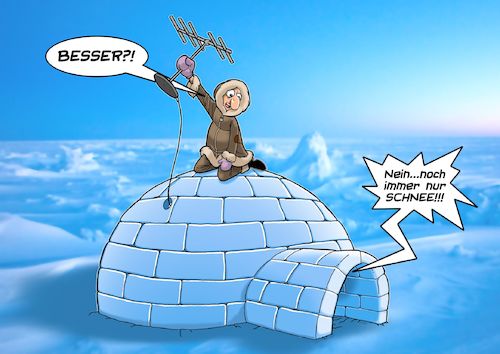 Cartoon: Polar TV (medium) by Chris Berger tagged eskimo,fernsehen,tv,südpol,nordpol,schnee,eis,winter,eskimo,fernsehen,tv,südpol,nordpol,schnee,eis,winter