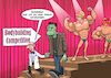 Cartoon: Bodybuilding (small) by Chris Berger tagged frankenstein,monster,bodybuilding,wettbewerb,cometition