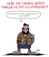 Cartoon: Charlie Hebdo (small) by Karsten Schley tagged charlie,hebdo,extremism,caricatures,mohammad,religion,islam,terrorism,crime,freedom,of,speech,press,media,politics