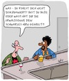Cartoon: Diskriminierung (small) by Karsten Schley tagged diskriminierung,rassismus,bigotterie,scheinheiligkeit,politik,soziales,gesellschaft