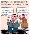 Cartoon: Funny Erdogan (small) by Karsten Schley tagged erdogan,politics,turkey,terrorism,muslims,economy,france,macron,business,religion,caricatures,media,charlie,hebdo,freedom,of,press,europe