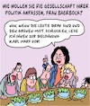 Cartoon: Gesellschaft anpassen (small) by Karsten Schley tagged grüne,wahlen,gesellschaft,anpassung,demokratie,sozialismus,politik,verbote,marx,deutschland