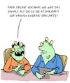 Cartoon: Grüne Energie (small) by Karsten Schley tagged eu,politik,energie,atomkraft,brückenenergie,umwelt,gesellschaft
