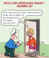 Cartoon: Häusliche Gewalt (small) by Karsten Schley tagged coronavirus,covid19,quarantäne,gewalt,kriminalität,familien,gesundheit,politik,beziehungen,ehe,gesellschaft