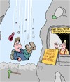 Cartoon: Letzte Chance (small) by Karsten Schley tagged bergsteigen,klettersport,imbisse,fastfood,unfälle,wirtschaft,business,ernährung,werbung,gesundheit,gesellschaft