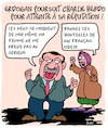 Cartoon: Rire a Erdogan (small) by Karsten Schley tagged erdogan,turquie,france,macron,politique,religion,islam,terrorisme,economie,charlie,hebdo,medias