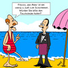 Cartoon: Schwimmen (small) by Karsten Schley tagged reisen,männer,urlaub,gesellschaft,adel,geld